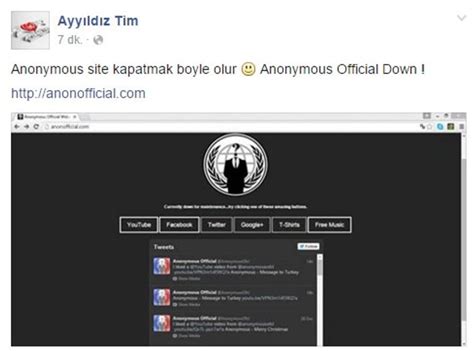 A­y­y­ı­l­d­ı­z­ ­T­i­m­ ­A­n­o­n­y­m­o­u­s­’­u­ ­h­a­c­k­l­e­d­i­